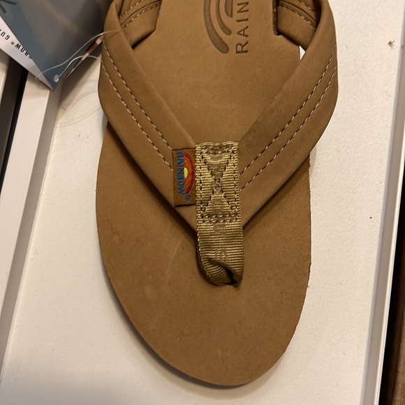 Rainbow wide strap flip flops sierra brown - Picture 2 of 6